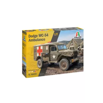   Italeri American Military Transport Vehicle Dodge WC54 Ambulance makett