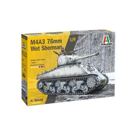 Italeri Sherman M4A3 76(W) makett