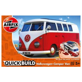 Airfix QUICKBUILD VW Camper Van red