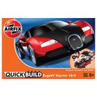 Airfix QUICKBUILD Bugatti 16.4 Veyron black/red