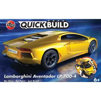   Airfix QUICKBUILD Lamborghini Aventador - Yellow repülő makett