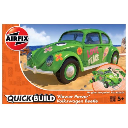 Airfix QUICKBUILD VW Beetle 'Flower Power'