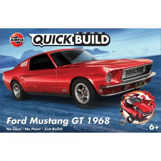 Airfix QUICKBUILD Ford Mustang GT 1968 repülő makett