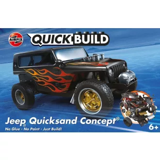   Airfix QUICKBUILD Jeep 'Quicksand' Concept katonai jármű makett