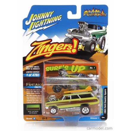 JOHNNY LIGHTNING FORD COUNTRY SQUIRE SW STATION WAGON ZINGERS CUSTOM 1964