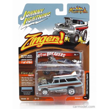 JOHNNY LIGHTNING FORD COUNTRY SQUIRE SW STATION WAGON ZINGERS CUSTOM 1964