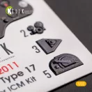 Kelik I-16 type 17 - Interior 3D Decal for ICM kit 3D matrica