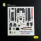 Kelik F-86D - interior 3D decals for Kitty Hawk/Zimi models kit 3D matrica