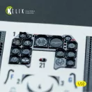 Kelik F-86D - interior 3D decals for Kitty Hawk/Zimi models kit 3D matrica