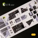 Kelik F-14D Super Tomcat - Interior 3D Decal for Trumpeter kit 3D matrica