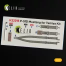 Kelik P-51D Mustang - Interior 3D Decal for Tamiya kit 3D matrica