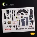 Kelik CR.42 LW - Interior 3D Decal for ICM kit 3D matrica