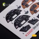 Kelik DH.81A Tiger Moth - Interior 3D Decal for ICM kit 3D matrica