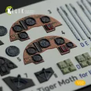Kelik DH.81A Tiger Moth - Interior 3D Decal with 3D printed parts for ICM kit 3D matrica