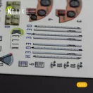 Kelik DH.81A Tiger Moth - Interior 3D Decal with 3D printed parts for ICM kit 3D matrica