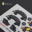 Kelik DH.81A Tiger Moth - Interior 3D Decal with 3D printed parts for ICM kit 3D matrica