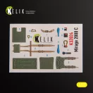 Kelik Mirage 2000C - interior 3D decals for Kitty Hawk/Zimi models kit 3D matrica