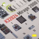 Kelik Mirage 2000C - interior 3D decals for Kitty Hawk/Zimi models kit 3D matrica
