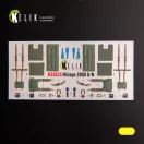 Kelik Mirage 2000D/N - interior 3D decals for Kitty Hawk/Zimi models kit 3D matrica