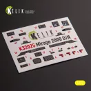 Kelik Mirage 2000D/N - interior 3D decals for Kitty Hawk/Zimi models kit 3D matrica