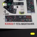 Kelik F-117A - Type 2 interior 3D decals for Trumpeter kit 3D matrica