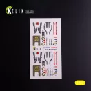 Kelik F-4J - interior 3D decals for Tamiya kit 3D matrica