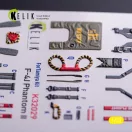 Kelik F-4J - interior 3D decals for Tamiya kit 3D matrica