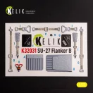 Kelik SU-27 - interior 3D decals for Trumpeter kit 3D matrica