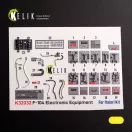 Kelik F-104 A/C - interior 3D decals for Italeri kit 3D matrica
