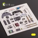 Kelik BF-109 F-4 - interior 3D decals for Trumpeter kit 3D matrica