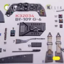 Kelik BF-109 G-6 - interior 3D decals for Trumpeter kit 3D matrica
