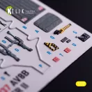 Kelik AV-8 Harrier - interior 3D decals for Trumpeter kit 3D matrica
