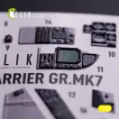 Kelik GR.MK7 Harrier - interior 3D decals for Trumpeter kit 3D matrica