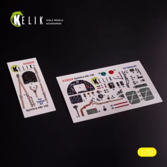   Kelik Spitfire Mk VIII - interior 3D decals for Tamiya kit 3D matrica