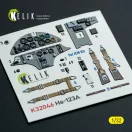 Kelik Hs-123A-1 - interior 3D decals for ICM kit 3D matrica
