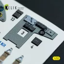 Kelik Hs-123A-1 - interior 3D decals for ICM kit 3D matrica