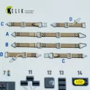 Kelik Ju-87G - interior 3D decals for Hasegawa kit 3D matrica