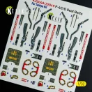 Kelik F-4D - interior 3D decals for Tamiya kit 3D matrica