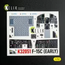 Kelik F-15C (early) - interior 3D decals for Tamiya kit 3D matrica