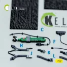 Kelik F-15C (early) - interior 3D decals for Tamiya kit 3D matrica