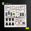 Kelik F-15C (early) - interior 3D decals for Tamiya kit 3D matrica