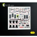 Kelik F-15C MSIP II- interior 3D decals for Tamiya kit 3D matrica
