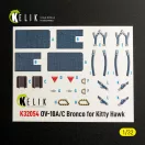 Kelik OV-10A/C Bronco - interior 3D decals for Kitty Hawk/Zimi models kit 3D matrica