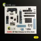 Kelik OV-10A/C Bronco - interior 3D decals for Kitty Hawk/Zimi models kit 3D matrica