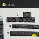 Kelik OV-10A/C Bronco - interior 3D decals for Kitty Hawk/Zimi models kit 3D matrica