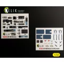 Kelik OV-10D Bronco - interior 3D decals for Kitty Hawk/Zimi models kit 3D matrica