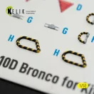 Kelik OV-10D Bronco - interior 3D decals for Kitty Hawk/Zimi models kit 3D matrica