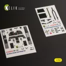 Kelik RF-5E - interior 3D decals for Kitty Hawk/Zimi models kit 3D matrica