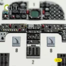 Kelik RF-5E - interior 3D decals for Kitty Hawk/Zimi models kit 3D matrica