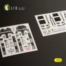 Kelik F-5F - interior 3D decals for Kitty Hawk/Zimi models kit 3D matrica